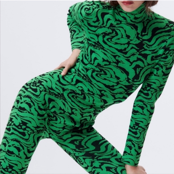 Jacquard One Piece Bodysuit - Picture 1 of 7